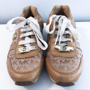 MK Michael Kors size 4 Nicole lace up sneakers